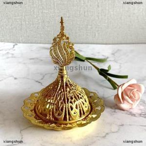 [COD] xiangshun Hương Hollow Vàng tháp dầu phong cách Ả Rập Lư hương chủ cho nhà khách sạn Hương chủ Yoga đồ trang trí