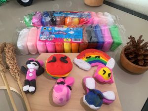 Mainan Anak Clay Polymer isi 12 PCS Clime Set Soft Clay Dough 12 Warna Edukasi Kreatif / Clay Polymer Mainan Anak (12 pcs)