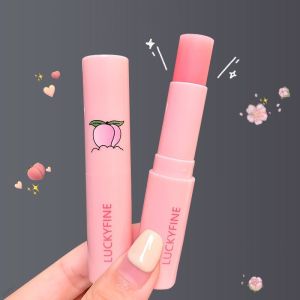 Natural Peach Lip Balm Temperature Change Color Lasting Moisturizing Lipstick for Women Natural Peach Lip Balm Lipstick