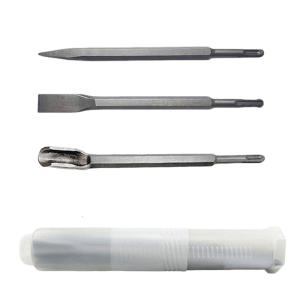 3/4 cái Bộ đục khoan búa điện bit điểm rãnh đục dẹt dụng cụ cầm tay cho gạch bê tông tường Rock phụ kiện