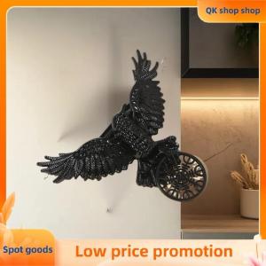 ✨QK shop✨ 1 2Pcs Halloween Vintage Crow Hair Clip Gothic Viking Witch Hairpin Cosplay Party Hair Accessories For Women Jewelry