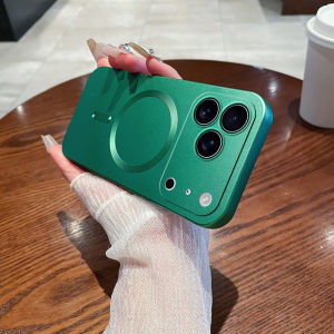 เคสแม่เหล็กแบบด้าน สำหรับ iPhone 17 17 Air 17 Pro 17 Pro Max เคส PM ฝาครอบป้องกันการชาร์จแบบไร้สาย