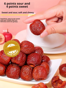 Hawthorn without core preserved fruit Hawthorn Hollow Fruit Preserves Sweet and Sour Pitted Hawthorn Snacks