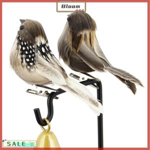 Follow Get New[Bloom Z] 1ชิ้นขนนกโฟมปลอมสีเทานกตกแต่งงานแต่งงานบ้าน