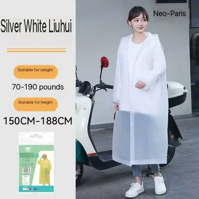 Áo Mưa Chống Bão Cao Cấp EVA Chống Thấm Nước Siêu Nhẹ Phong Cách Thời Trang Hàn Quốc Tái Sử Dụng