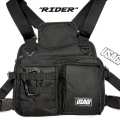 USAGI RIDER Chest Bag With Back Handle Multi function Motorcycle Chest Rig Multi Compartment With Carabiner. 