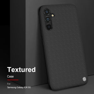 Samsung Galaxy S23 S22 S21 Series Ultra + Plus A54 A34 A14 5G FE - Nillkin Full Coverage Texture Case Casing Matte Scratch Resistant Shock Anti Fingerprint Fabric Durable PC panel Scratch Proof Plus Impact Slip Lanyard Hole Camera Protection Screen Rough