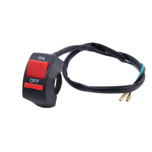 【WOKEN】ไฟหน้าแสงสว่างสีขาวมากไฟหน้ารถจักรยานยนต์6LED 2ชิ้นไฟหน้ารถมอเตอร์ไซด์ไฟฟ้าสวิตช์ไฟหน้าติดแฮนด์ไฟเสริมสำหรับรถจักรยานยนต์สปอยเลอร์สกู๊ตเตอร์12V