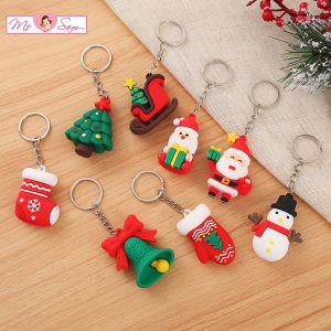Móc khóa noel 3D quà tặng giáng sinh cute phụ kiện balo túi xách chìa khóa Thế Vinh Store