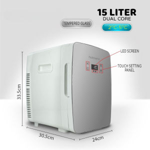 XM 15L Portable Mini Fridge with Dual Motor | Peti Sejuk Mini 15L Dual Fungsi Sejuk & Panas Dual Motor 迷你冰箱