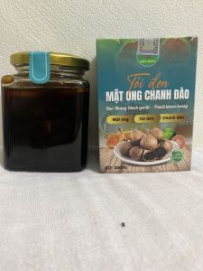 Hộp 300ml tỏi đen mật ong chanh đào siro ho tỏi đen Bảo Khang bổ phế giảm ho tiêu đờm tăng sức đề kháng bảo vệ gan