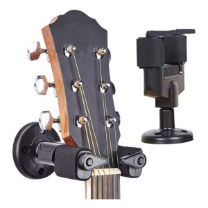 Guitar Self-lock Hanger Stand Wall Mount Holder Hook for Electric Guitar Acoustic Mandolin Ukulele Guitar Bass