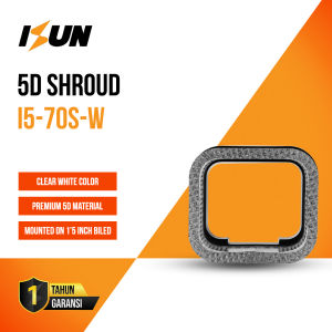 ISUN Shroud 5D Acrylic I5-70S-W untuk BILED Matrix 1.5inch Diamond Pattern Vietname Style DC12V