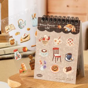 CANICECA Dream Pursuit Life Series Die-Cut Sticker Book Journal Scrapbook DIY 20 Sheets Photo Frame Decor High Quality PET Life Theme Materials Stationery Supplies