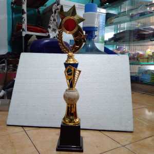 Piala Lomba Juara 1 2 3 4 (N0.7 BODY BIRU MARMER+RASER) "costum" FREE STICKER (BOLEH satuan)TERMASUK SETICKER DAN FREE DESIGN