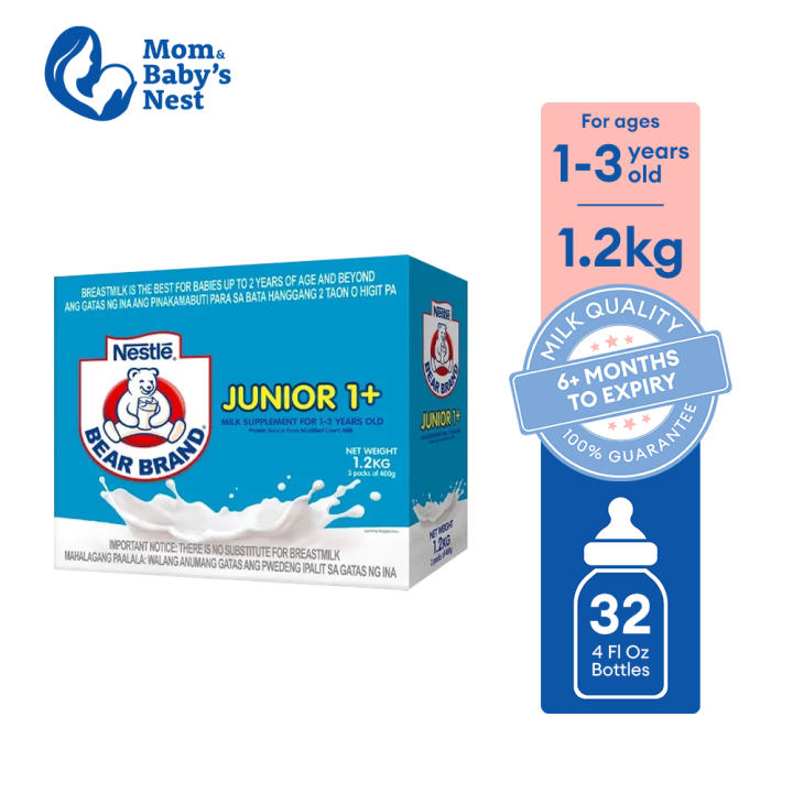 BEAR BRAND Junior Milk Supplement For Children 1-3 Years Old