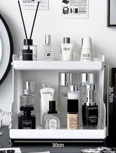 >SG Stock> Multi Storage Rack Desktop Rack Table Rack Desktop Shelf Countertop Rack Makeup Storage Rack Perfume Storage Rack