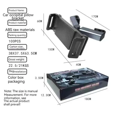 Car Backseat Tablet Phone Holder Adjustable Stretchable Universal 4-12. Inch Phone Holder Headrest Tablet Mount