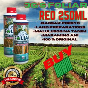 DLS 3GS SUPER FOLIAR 250ML RED (JAPAN TECHNOLOGY) with Instructions for Garden soil All In One Bustimulant
