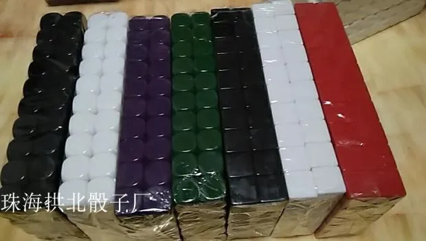 14th light plate blank dice teaching aid smooth face 14mm wordless ...