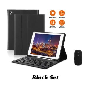Sarung IPad Set Magnetik iPad dengan Slot Pensel iPad Magnetic Keyboard iPad Set10.2/10.9 Air 4/5 7/8/9/10 iPad Magnetic Keyboard Set With Built-in Pencil Slot Leather Case For iPad
