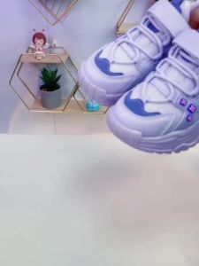 Girls Sports Shoes Season New 2024 Childrens Running Shoes Casual Daddy Shoes Soft Bottom Womens Baby Shoes