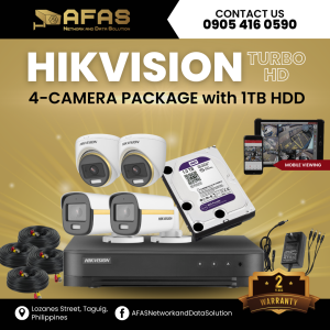 HIKVISION 4CH PACKAGE COLORVU