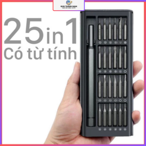 Bộ Tua Vít Đa Năng 24 Đầu Nhỏ Tay cầm nhựa có từ tính Sửa Điện Thoại Mở Laptop Mắt Kính Đồng Hồ vặn vít