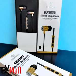Stereo Earphones METAL Noise Isolation with Precise Bass High Fidelity Sound Super Bass Headset