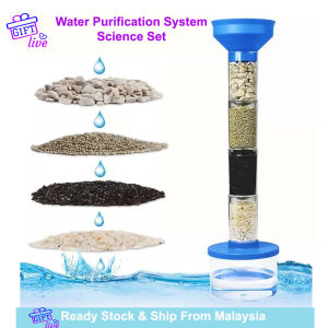 Water Purifier Science kit Filter Water Filteration Mechanism Educational Gift Project Science DIY Kit Sains STEM STEAM 过滤器 Giftlive Water Purifier System Camping Water Pipe Cleaning Kit - Lazada