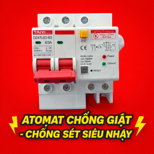 Aptomat Chống Giật Chống Sét 63A – Giải Pháp An Toàn Điện Cho Cả Ngôi Nhà