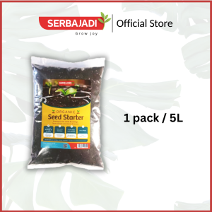 Serbajadi Organic Seed Starter Soil | Organic Soil | Germinating Seed Soil Tanah Semaian Biji Benih 5L