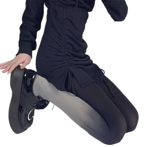 Womens Sheer Tights Rainbow High Waist Pantyhose Transparent Thigh High Stockings Silk Thin Long Socks Hosiery