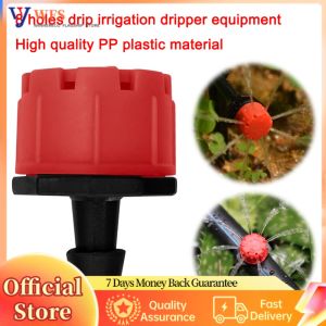 500Pcs 1/4 Inch Adjustable Drip Emitters for Outdoor Garden Greenhouse Watering System