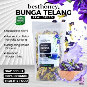 Best Honey  Teh Bunga Telang  Bunga Kering  Grade A  Minuman Herbal