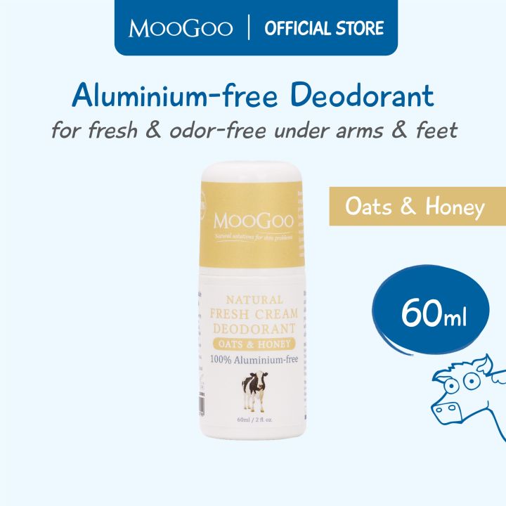 MooGoo Fresh Cream Deodorant – 60 Ml, Aluminiumfrei, Natürlich, Für Sensible Haut
