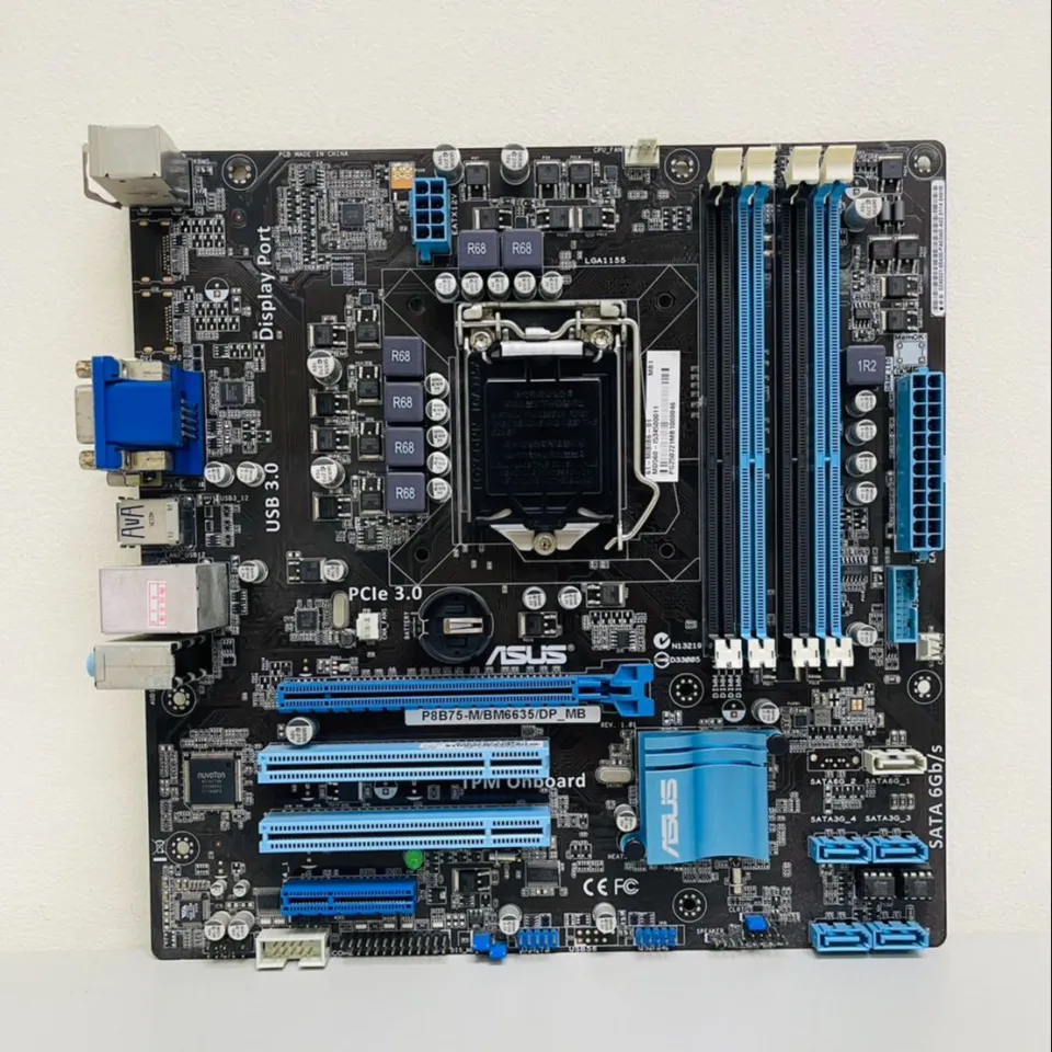 インテル Mainboard Motherboard I5 3rd Gen ASUS P8B75-M/bm 6635 Desktop 3RD