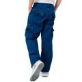 Gizmo Celana Cargo Jeans Pria Loose fit reguler gombrong / Long cargo pants Biowash. 