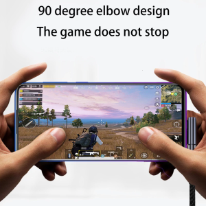 90 Degree USB C Adapter 90 Degree Right Angle Extender 3.1/10Gbps Low Profile Type C Male to Female Data Transfer