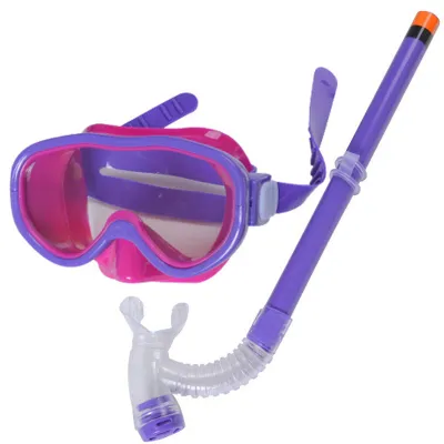 Childrens Snorkeling Set High Clear Anti-fog waterproof Swimming Goggles Diving Goggles Set Diving Mirror Set Respiratory Tube Snorkeling Equipment