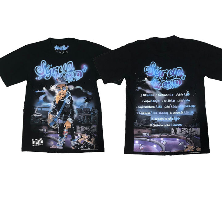 1 mill thailand rapper เสื้อยืดคอกลมแขนสั้นพิมพ์ลายผ้าฝ้าย | Lazada.co.th