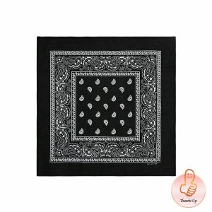 THUMBS UP ผ้าโผกหัว ผ้าพันคอ ผ้าเช็ดหน้าวินเทจ square towel