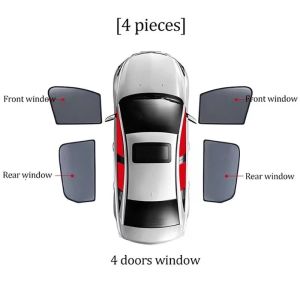 Hyundai Atos Magnetic Fit Sunshade [4 PCS]