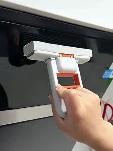 Mop Hands-Free Cleaning Kitchen Table Handheld Desktop Plastic Manual Folding PVA Mop