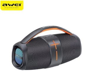Original Awei Wireless Bluetooth Loud Speaker With Bass Big Portable Speakers RGB IPX5 Waterproof Speker Besar Hifi Best