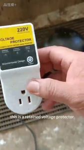Power On Delay Voltage/Power Surge Protector Automatic Voltage Switcher Baby Safety Protects Outlets