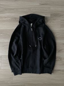 Áo Hoodie Quảng Châu Thời Trang Có Khóa 4 Màu Thiết Kế Đơn Giản Tinh Tế Chất Vải Da Cá Phù Hợp Với Thời Tiết 4 Mùa - Hoo