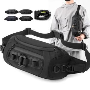Men Waist Fanny Pack Belt Sling Chest Bag Travel Multi-Pocket Military Fashion Male Nylon Cross Body Messenger Purse Bum Hip Bag2026