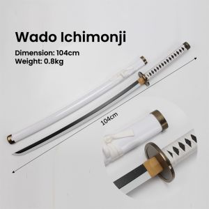 104cm Zoro Cosplay Wooden Sword Toy Roronoa Zoro 1:1 Japan Anime Cosplay Collection Props Toys Gifts