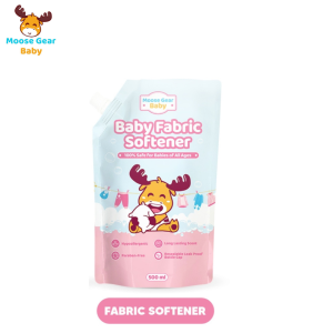 Moose Gear Baby Fabric Softener 500ml (Powder Scent) Hypoallergenic Fabcon Long Lasting Scent